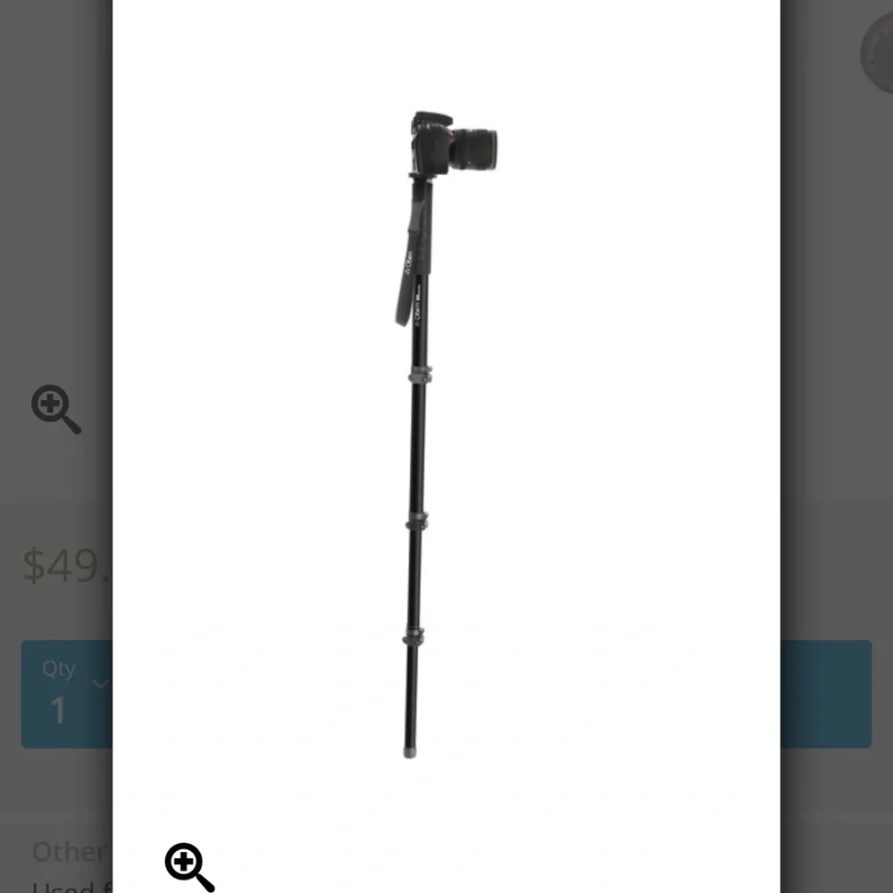 NIB Oben Aluminum Monopod ACM-2400